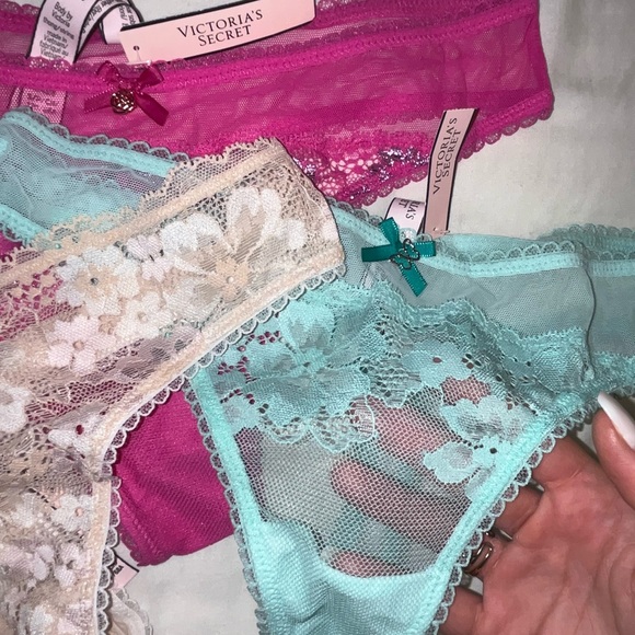 Lot de 3 culottes Victoria’s Secret NEUVES avec étiquettes - Picture 5 of 7